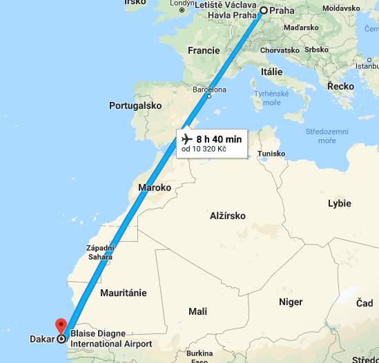 Doba-a-délka-letu-z-Prahy-do-Senegalu