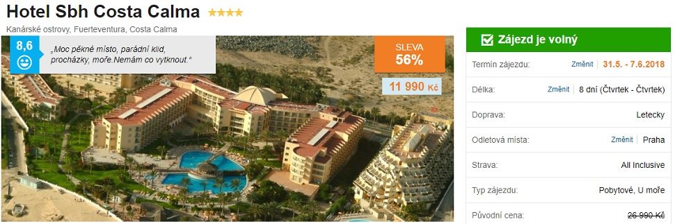 Hotel-SPH-Costa-Calma-recenze-zájezd