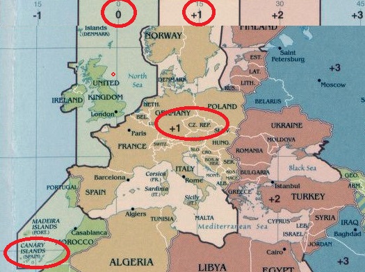 Kanárské-ostrovy-Časová-pásma-a-časový-posun
